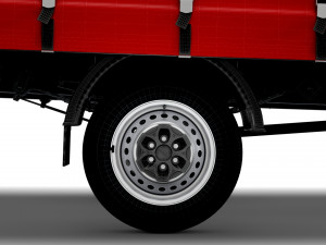 Iveco Daily Luton Curtainsider 2021 3D-Modell