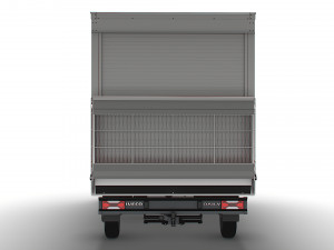 Iveco Daily Luton Curtainsider Tail Lift 2021 3D Model