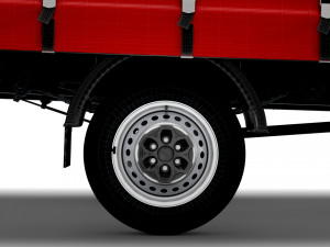 Iveco Daily Luton Curtainsider Tail Lift 2021 3D Model