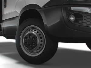 Iveco Daily Dropside Tail Lift 2018 3D Model