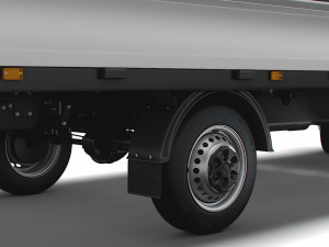 Iveco Daily Dropside Tail Lift 2018 3D Model