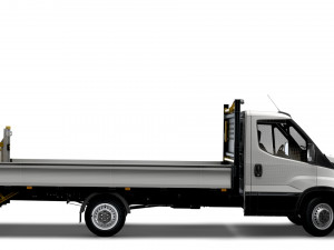 Iveco Daily Dropside Tail Lift 2018 3D Model