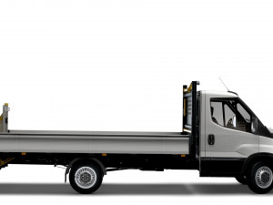 Iveco Daily Dropside Tail Lift 2018 3D Model