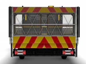 Iveco Daily Dropside Tail Lift 2018 3D Model