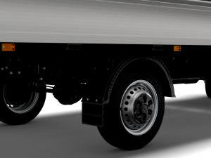 Iveco Daily Dropside Tail Lift 2018 3D Model