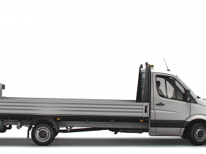 Mercedes Benz Sprinter Dropside Tail Lift 2018 Modèle 3D