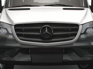 Mercedes Benz Sprinter Dropside Tail Lift 2018 Modèle 3D