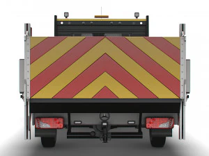 Mercedes Benz Sprinter laadklep met open laadbak 2018 3D Model