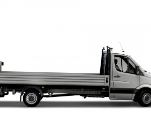 Mercedes Benz Sprinter Dropside Tail Lift 2018 Modèle 3D