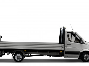Mercedes Benz Sprinter Dropside Tail Lift 2018 Modèle 3D