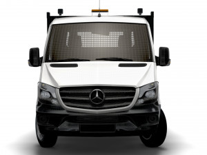 Mercedes Benz Sprinter Dropside Tail Lift 2018 Modèle 3D