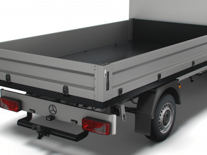 Mercedes Benz Sprinter Single Cab Tipper Toolpod 2018 3D 모델