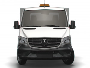 Mercedes Benz Sprinter Single Cab Tipper Toolpod 2018 3D 모델