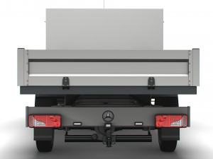 Mercedes Benz Sprinter Single Cab Tipper Toolpod 2018 3D 모델