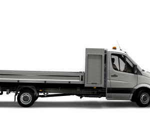 Mercedes Benz Sprinter Single Cab Tipper Toolpod 2018 3D 모델