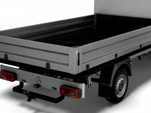 Mercedes Benz Sprinter Single Cab Tipper Toolpod 2018 3D 모델