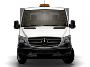 Mercedes Benz Sprinter Single Cab Tipper Toolpod 2018 3D 모델