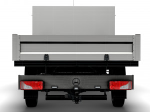 Mercedes Benz Sprinter Single Cab Tipper Toolpod 2018 3D 모델