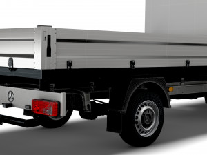 Mercedes Benz Sprinter Single Cab Tipper Toolpod 2018 3D 모델