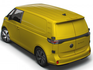 VW ID Buzz Cargo 2RD 2023 3D मॉडल