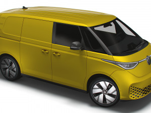 VW ID Buzz Cargo 2RD 2023 3D मॉडल
