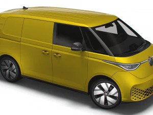 VW ID Buzz Cargo 2RD 2023 3D Model