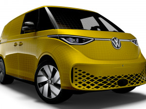 VW ID Buzz Cargo 2RD 2023 3D मॉडल