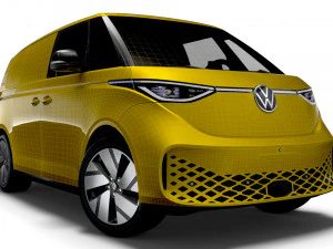 VW ID Buzz Cargo 2RD 2023 3D Model