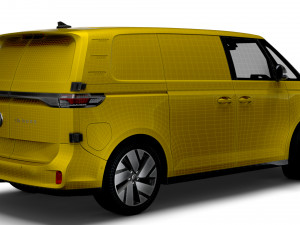 VW ID Buzz Cargo 2RD 2023 3D मॉडल