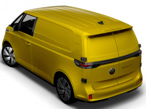 VW ID Buzz Cargo 2RD 2023 3D मॉडल