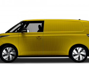 VW ID Buzz Cargo 2RD 2023 3D मॉडल