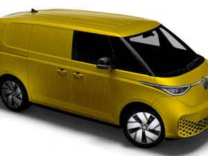 VW ID Buzz Cargo 2RD 2023 3D मॉडल