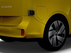 VW ID Buzz Cargo 2RD 2023 3D मॉडल