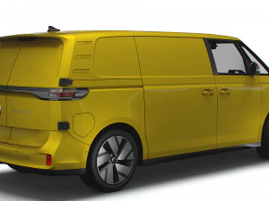VW ID Buzz Cargo LWB 2RD 2023 3D Model