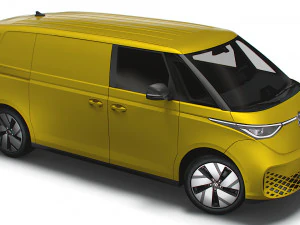 VW ID Buzz Cargo LWB 2RD 2023 3D Model