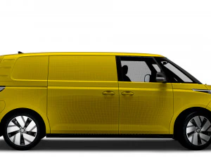 VW ID Buzz Cargo LWB 2RD 2023 3D Model