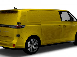VW ID Buzz Cargo LWB 2RD 2023 3D Model