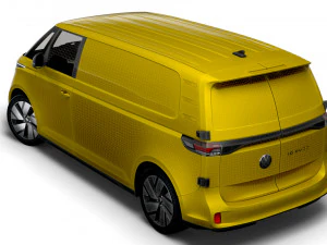 VW ID Buzz Cargo LWB 2RD 2023 3D Model
