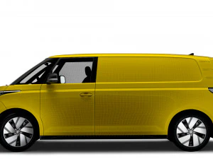 VW ID Buzz Cargo LWB 2RD 2023 3D Model