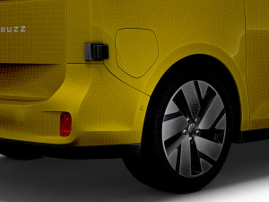 VW ID Buzz Cargo LWB 2RD 2023 3D Model