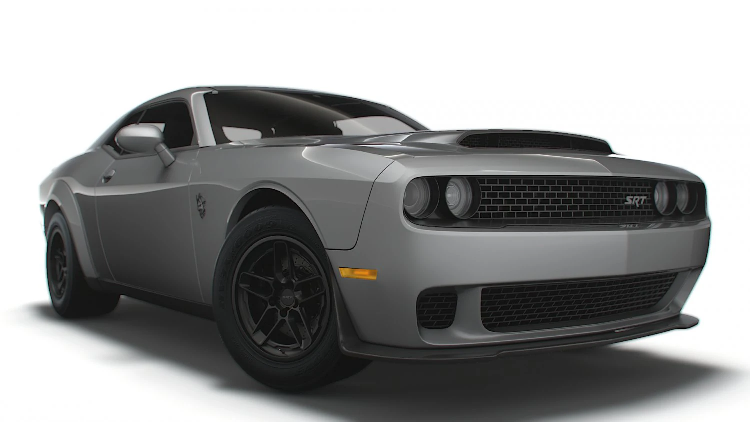 Dodge Challenger SRT Demon 170 LC 2023 3D Model .c4d .max .obj .3ds .fbx .stl .blend 