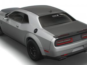 Dodge Challenger SRT Demon 170 LC 2023 3Dモデル