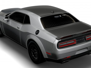 Dodge Challenger SRT Demon 170 LC 2023 3Dモデル