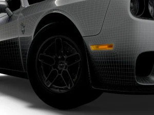 Dodge Challenger SRT Demon 170 LC 2023 3D Model