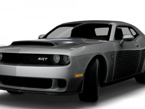 Dodge Challenger SRT Demon 170 LC 2023 3D Model