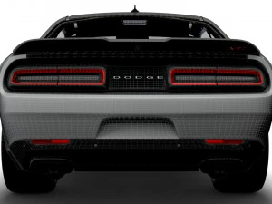 Dodge Challenger SRT Demon 170 LC 2023 3D Model