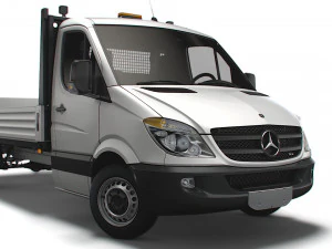 मर्सिडीज बेंज ड्रॉपसाइड टेल लिफ्ट 2008 3D मॉडल