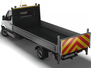Mercedes Benz Dropside Tail Lift 2008 3D-Modell