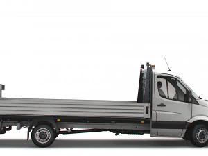 Mercedes Benz Dropside Tail Lift 2008 3D Model