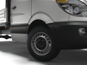 Mercedes Benz Dropside Tail Lift 2008 3D-Modell